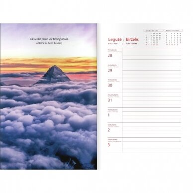 Kalendorius ir darbo knyga „Visokie reikalai" (Knyga su defektais viršelyje)