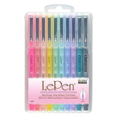 MARVY stilingi rašikliai plonu antgaliu #4300-10PX „Le Pen” Pastel, 10 vnt. MARVY stilingi rašikliai plonu antgaliu #4300-10PX „Le Pen” Pastel, 10 vnt.