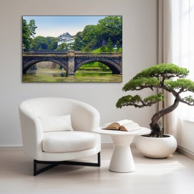 Paveikslas „Imperatoriaus rūmai“. Japonija Paveikslas „Imperatoriaus rūmai“. Japonija