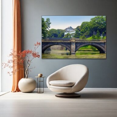Paveikslas „Imperatoriaus rūmai“. Japonija Paveikslas „Imperatoriaus rūmai“. Japonija