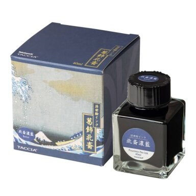 Rašalas "Taccia Ukiyo-e Katsushika Hokusai", tamsi indigo, TFPI-WD42-2 Rašalas "Taccia Ukiyo-e Katsushika Hokusai", tamsi indigo, TFPI-WD42-2